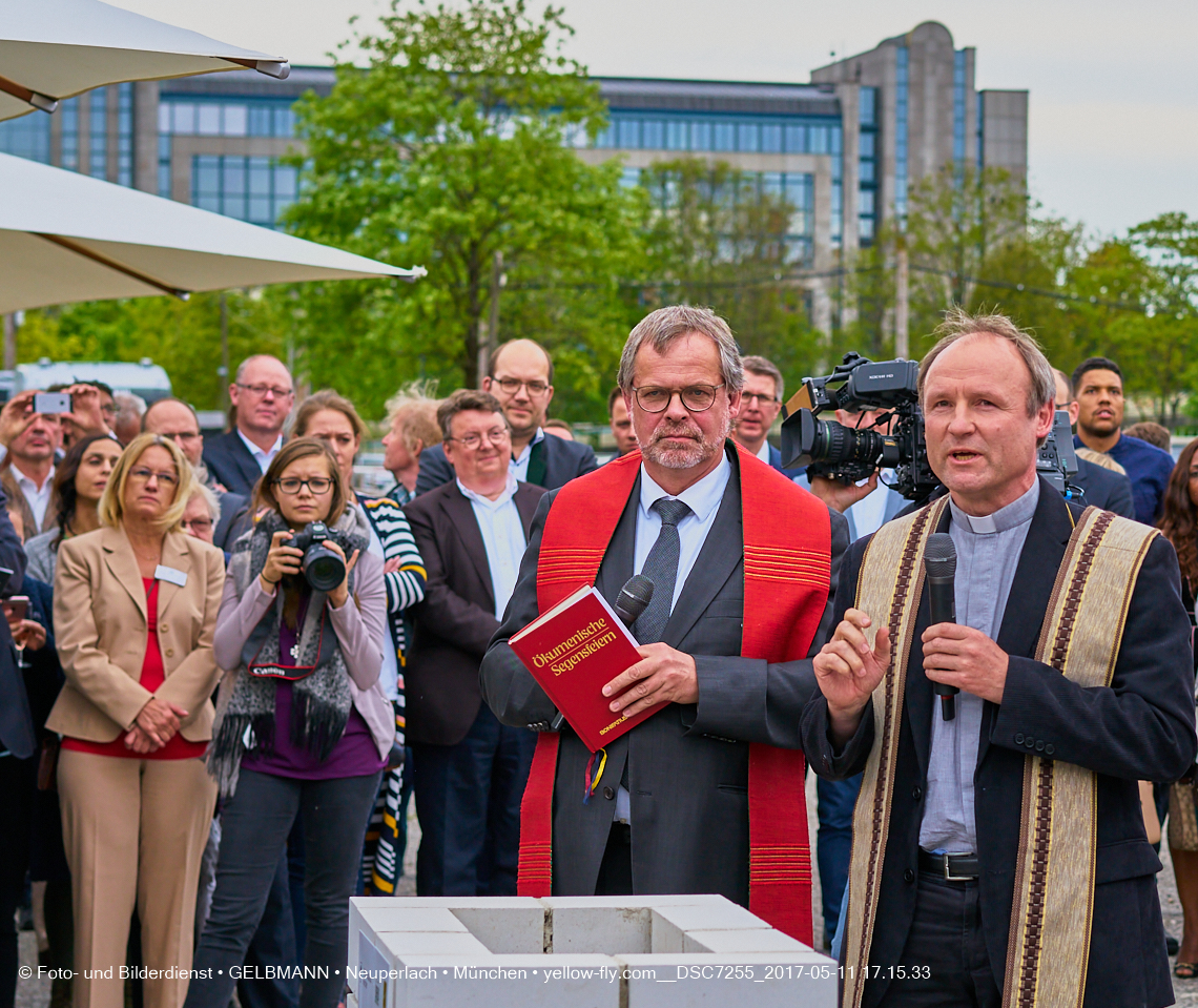 11. Mai 2017 - Grundsteinlegung für die LOGE und dem Kulturquadrat in Neuperlach